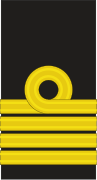 Insignia de capitán de navío de la Marina.