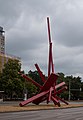 Hannover, la escultura (Symphony in Red) diseñado por John Raymond Henry