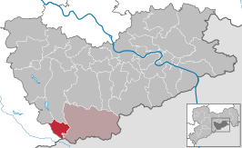 Kaart van Hermsdorf/Erzgeb.