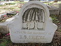 Gravestone of H. S. Swinton from Grangemouth, buried in Catholic Cemetery, King Street, Honolulu