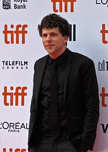 Jesse Eisenberg at the 2018 Toronto Film Festival in Ontario, Canada.