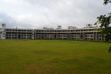 Ground and hostel blocks at IIM Bangalore
