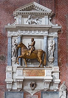 Interior of Santi Giovanni e Paolo (Venice) - Monument to Pompeo Giustiniani.jpg