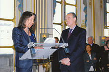 Isabelle Gallimard et Frédéric Mitterrand, ministre de la Culture..jpg