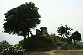 Ruïne van een oude tempel in Kampil