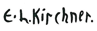 signature d'Ernst Ludwig Kirchner