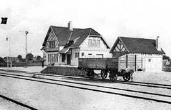 Löddeköpinge railway station Sweden 1910.jpg