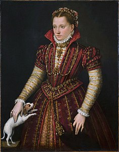 Portrait d'une noble dame, 1580, Washington, National Museum of Women in the Arts.