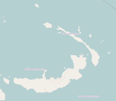 Location map Papua New Guinea New Britain and Ireland