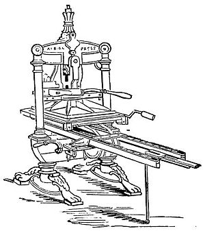 Albion Press printing press
