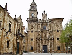 Iglesia de monasterio de San Salvador de Lorenzana (Lugo) (1735-?), de Juan Vázquez de Samos y Fernando de Casas Novoa