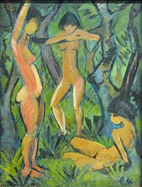 Otto Mueller, Trzy akty w lesie, 1911