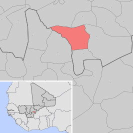 Kaart van Tourakolomba