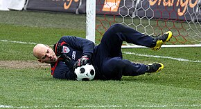 Soccer goalkeeper Marcus Hahnemann