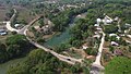 The Salvador Fernandez Bridge and Mopan River