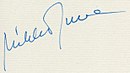 Mikko Juva's signature