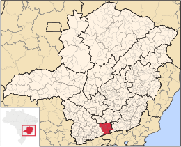 Andrelândia – Mappa