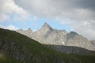 Mittereggspitze, mit 3044 Metern der höchste Gipfel des Frosnitzkamm