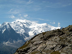 Mont Blanc og Dome de Gouter