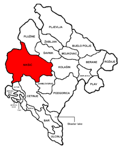 Nikšić Municipality in مونٹینیگرو