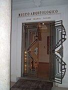 Puerta del Museo Arqueológico de Villena