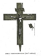 croix processionnelle du XIIe siècle.