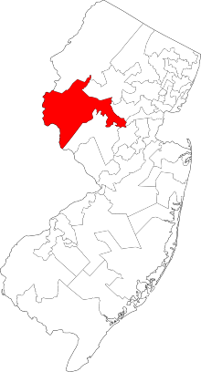 New Jersey Legislative Districts Map (2011) D23 hl.svg