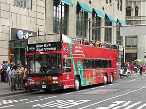 Newyorský turistický autobus