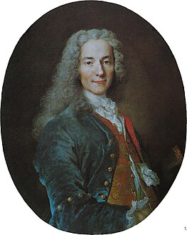 Nicolas de Largillière: François-Marie Arouet genannt Voltaire, um 1724-1725