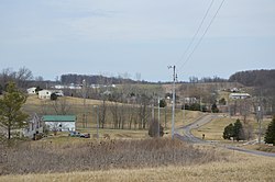 Houses along North Liberty Road