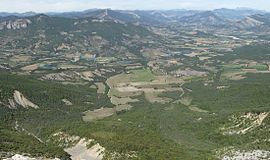 An aerial view of Nossage-et-Bénévent