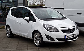 Opel Meriva 1.4 Design Edition (B) - Frontansicht, 11 марта 2012 г., Heiligenhaus.jpg