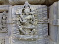 Padmavati Mata with her vahan as snake