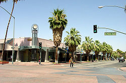 Palm Springs belvárosa