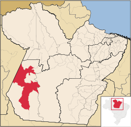 Itaituba – Mappa