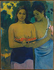 Two Tahitian Women, (1899), oil on canvas,