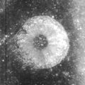 卫星坑"浦金野 D"(阿波罗15号全景相机拍摄)