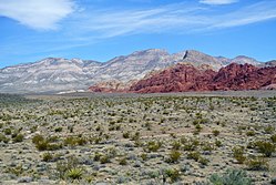 Área de conservação nacional Red Rock Canyon, perto de Las Vegas.