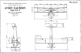 vue en plan de l’avion