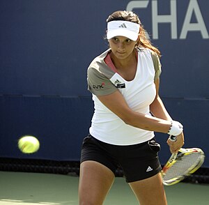 Sania Mirza at the 2009 US Open