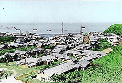 Shana Village in Etorofu, before 1945.