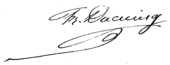 signature de François Ducuing