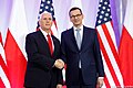 Morawiecki dengan Mike Pence, Warsaw, Poland 2019