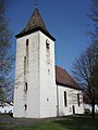 Kath. Pfarrkirche St. Peter und Paul mit Hochaltar und Kirchhof