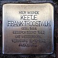 Stolperstein für Keetje Frank-Troostwijk