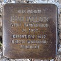 Stolperstein für Erna Pollack verh. Tannenbaum