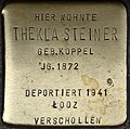 Stolperstein für Thekla Steiner (Kurfürstenstraße 18)