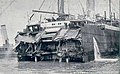 Ztroskotaný SS Suevic čeká v Southamptonu na svou novou příď