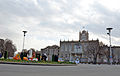 Northern side of Saat Tower and municipality building from Saat square.