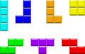 Tetriminos in Tetris.